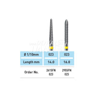 Denture Bur (Superfine Plain Cut) #261SFN, 295SFN