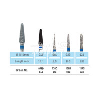 Denture Bur (Diamond Cut) #079D, 138D, 139D