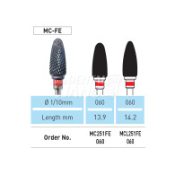 MC Denture Burs (Acrylic & Metal)