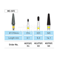 MC Denture Burs (Acrylic & Metal)