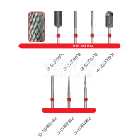 Denture Bur #Fine (Red Ring)