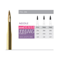 Gold Finishing Burs FG (Needle) #7901-009