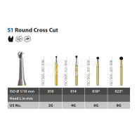 Speedster Bur (Round Cross Cut) FG #S1