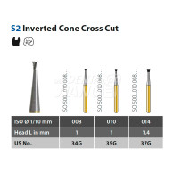 Speedster Bur (Inverted Cone Cross Cut) FG #S2