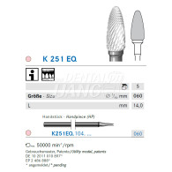 Ceramic Denture Bur #K251EQ-060