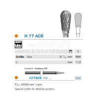 Denture Bur HP #H77ACR-060